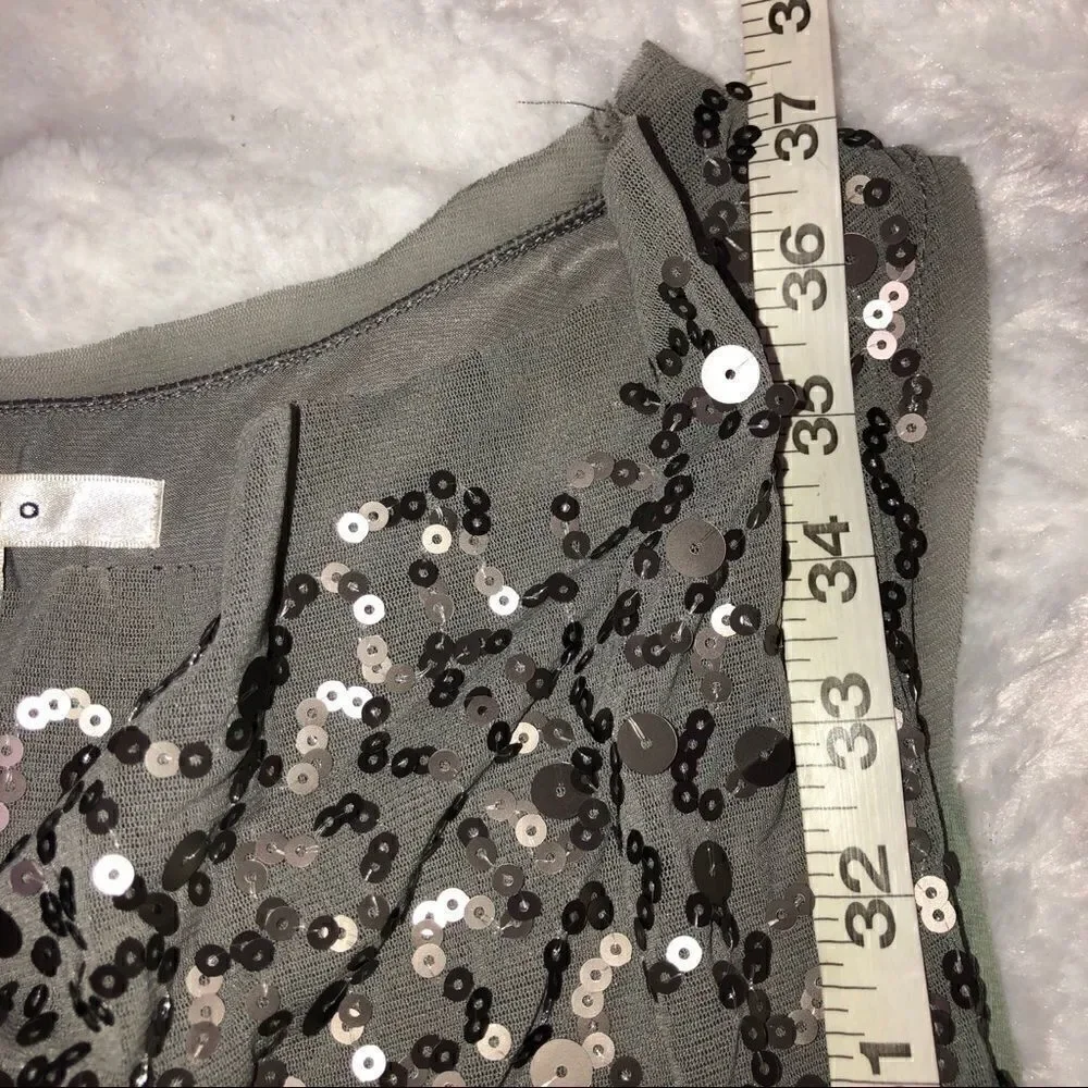 Max studio Grey sequin dress